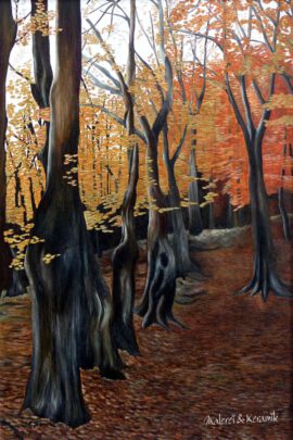 Farbenfroher Wald im Herbst Farbenfroher Wald im Herbst