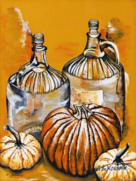 Stillleben mit Kürbissen Stillleben mit Kürbissen